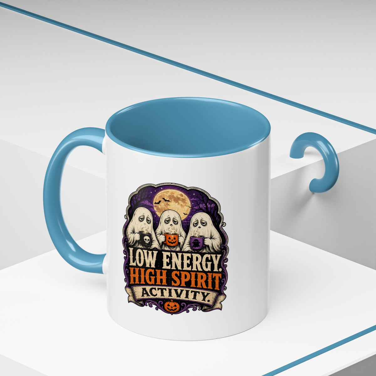 Halloween  Low Energy High Spirit Accent Coffee Mug