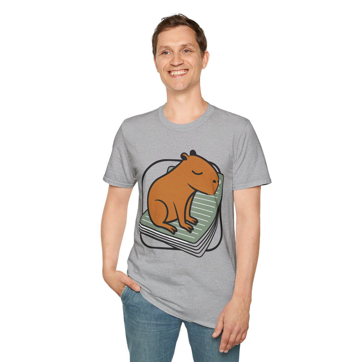 Capybara Nap T-Shirt — Cute Relaxed Capybara Illustration Tee - Trending Now - August 2026