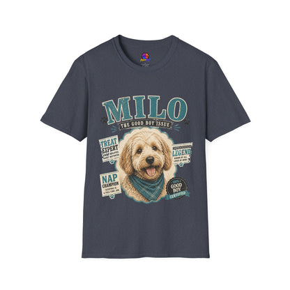 Milo "The Good Boy Issue" Dog Portrait T-Shirt