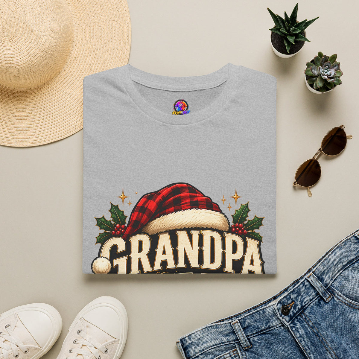 Christmas Grandpa Clause Unisex Softstyle T-Shirt
