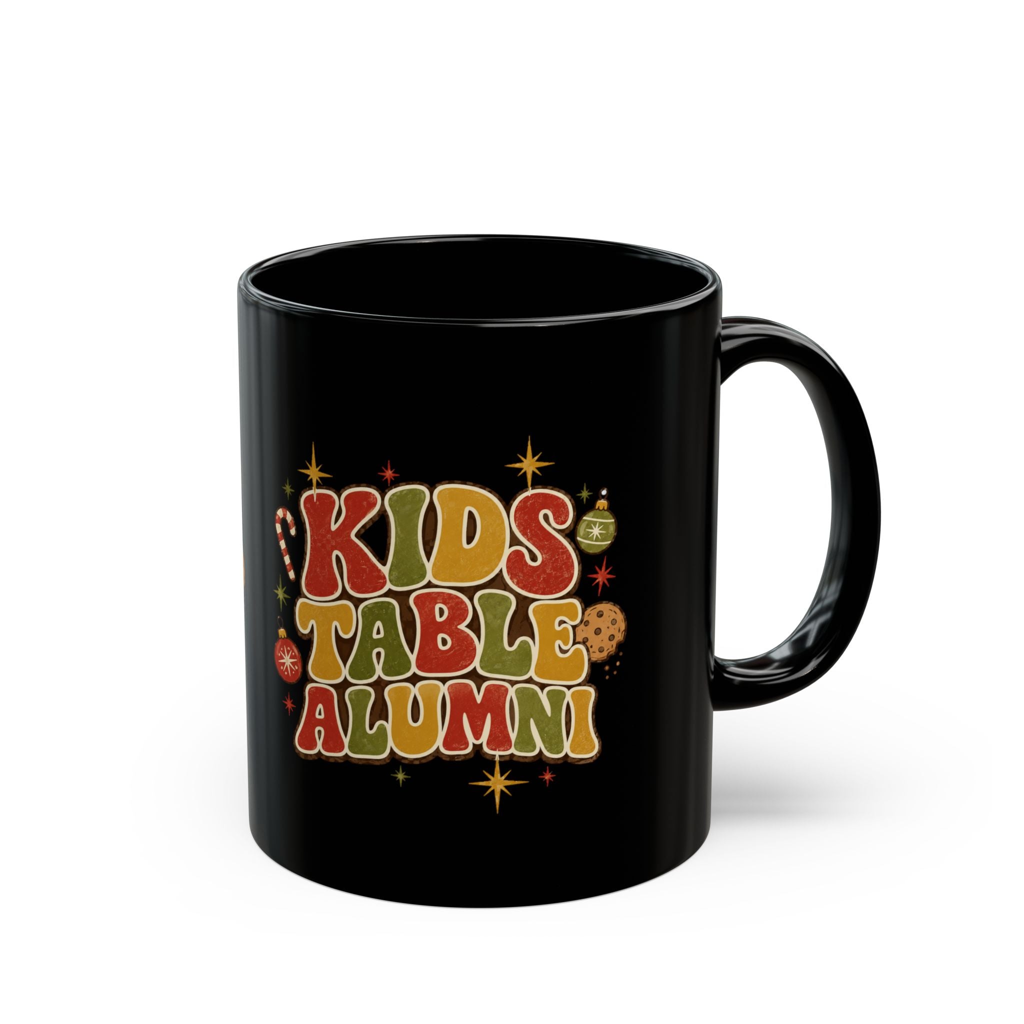 Christmas Black Coffee Mug