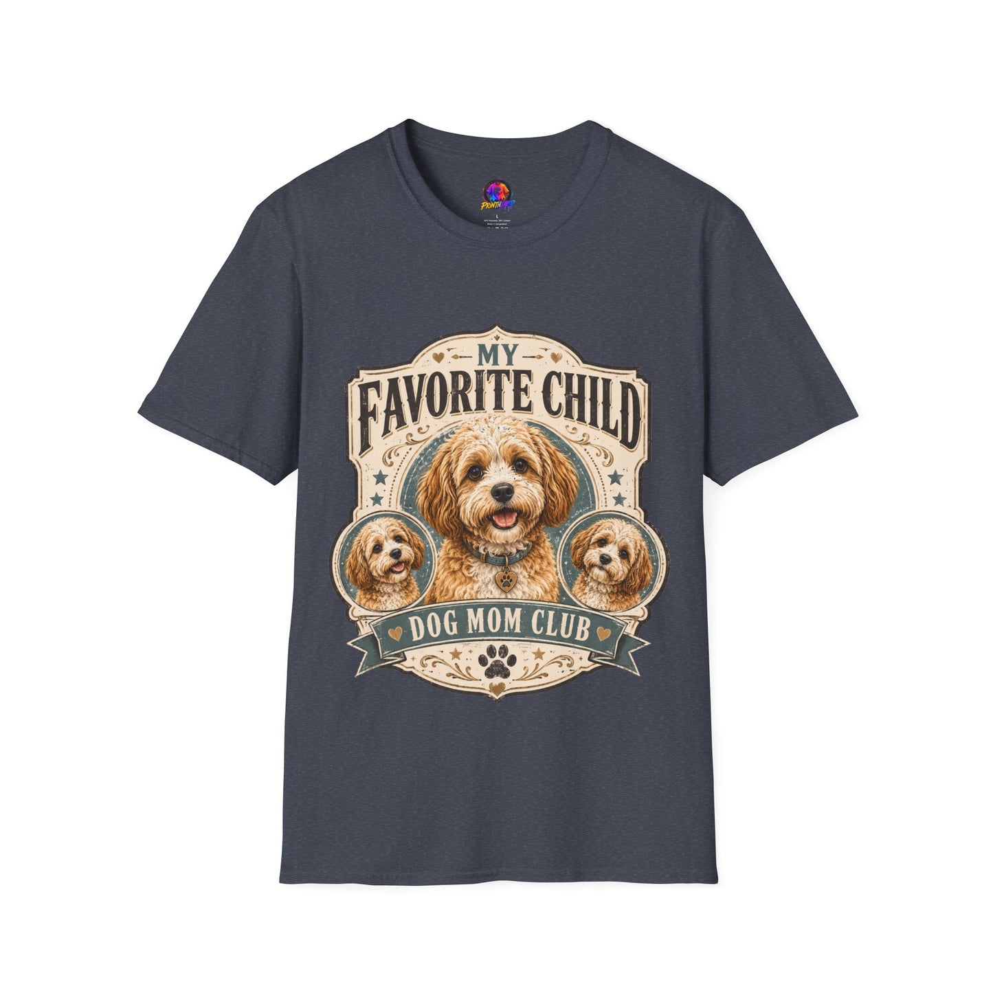 My Favorite Child Dog Mom Club T-Shirt — Cute Puppy Pet Lover Tee
