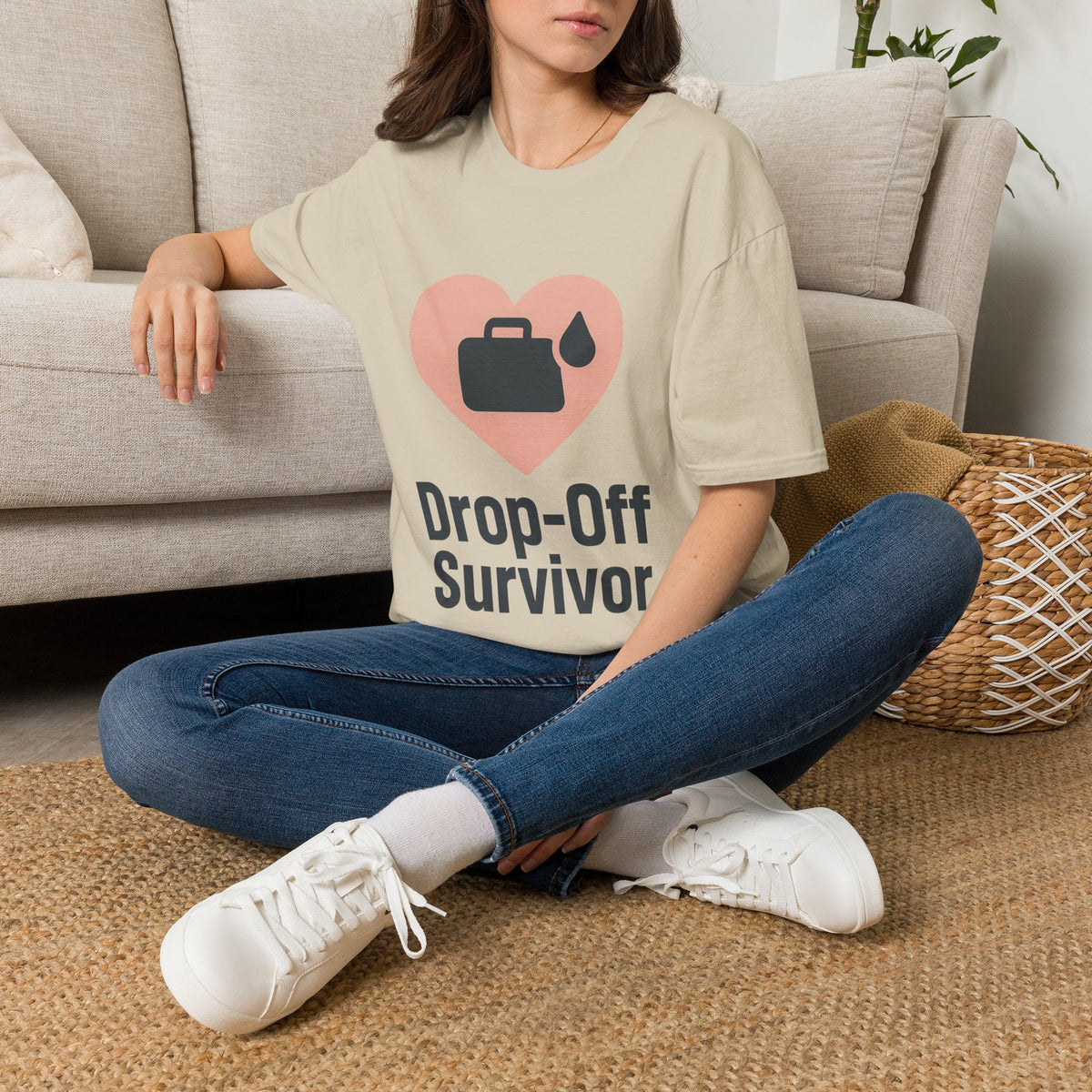 Drop-Off Survivor T-Shirt — Heart & Inkjet Printer Rescue Tee - Trending Now - August 2026