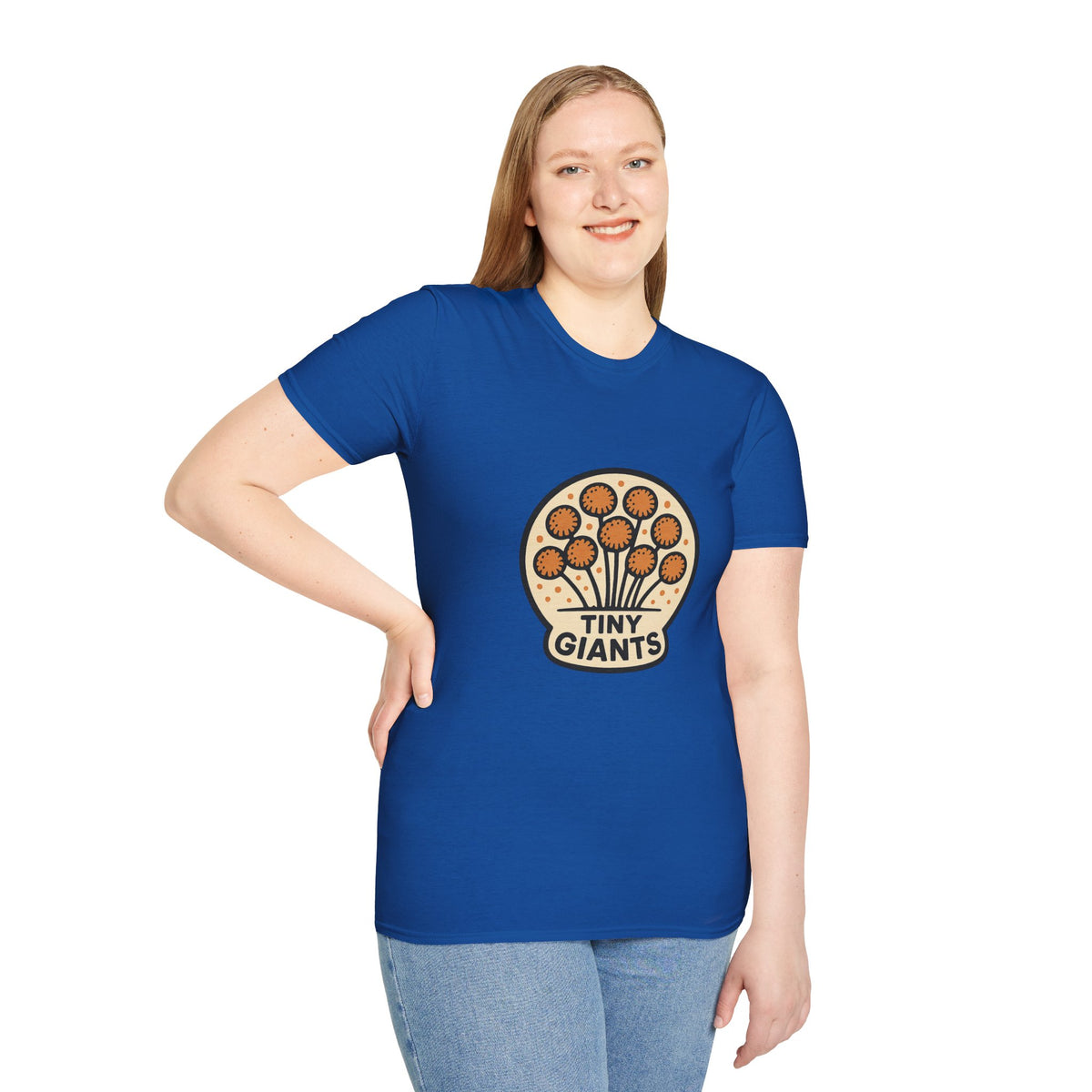 Tiny Giants Mushroom T-Shirt — Vintage Psychedelic Fungi Graphic Tee
