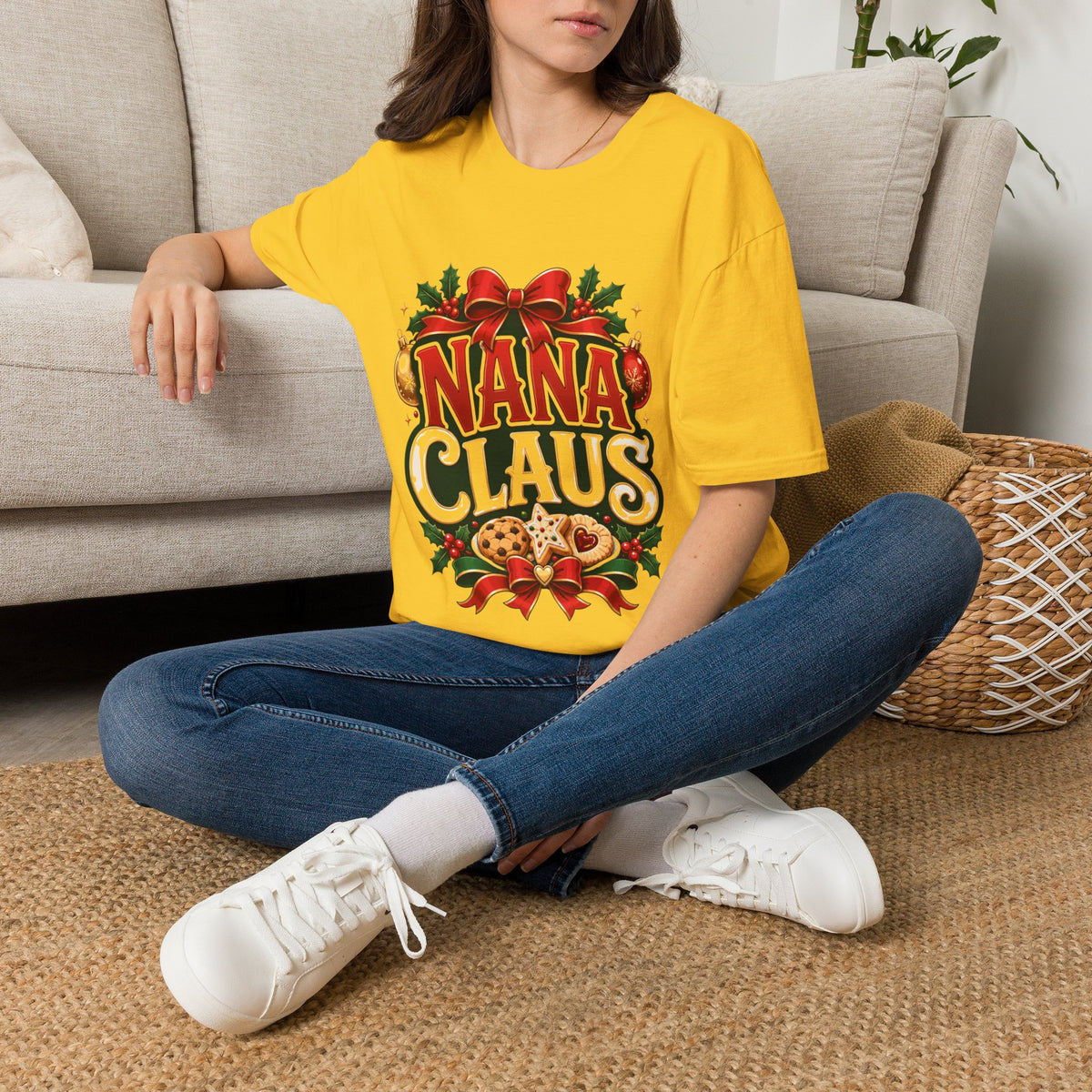 Nana Claus Christmas Tee — Festive Holiday Grandma T-Shirt