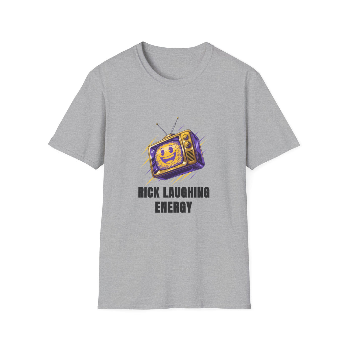 Rick Laughing Energy T-Shirt — Retro TV Graphic Tee - Trending Now - August 2026