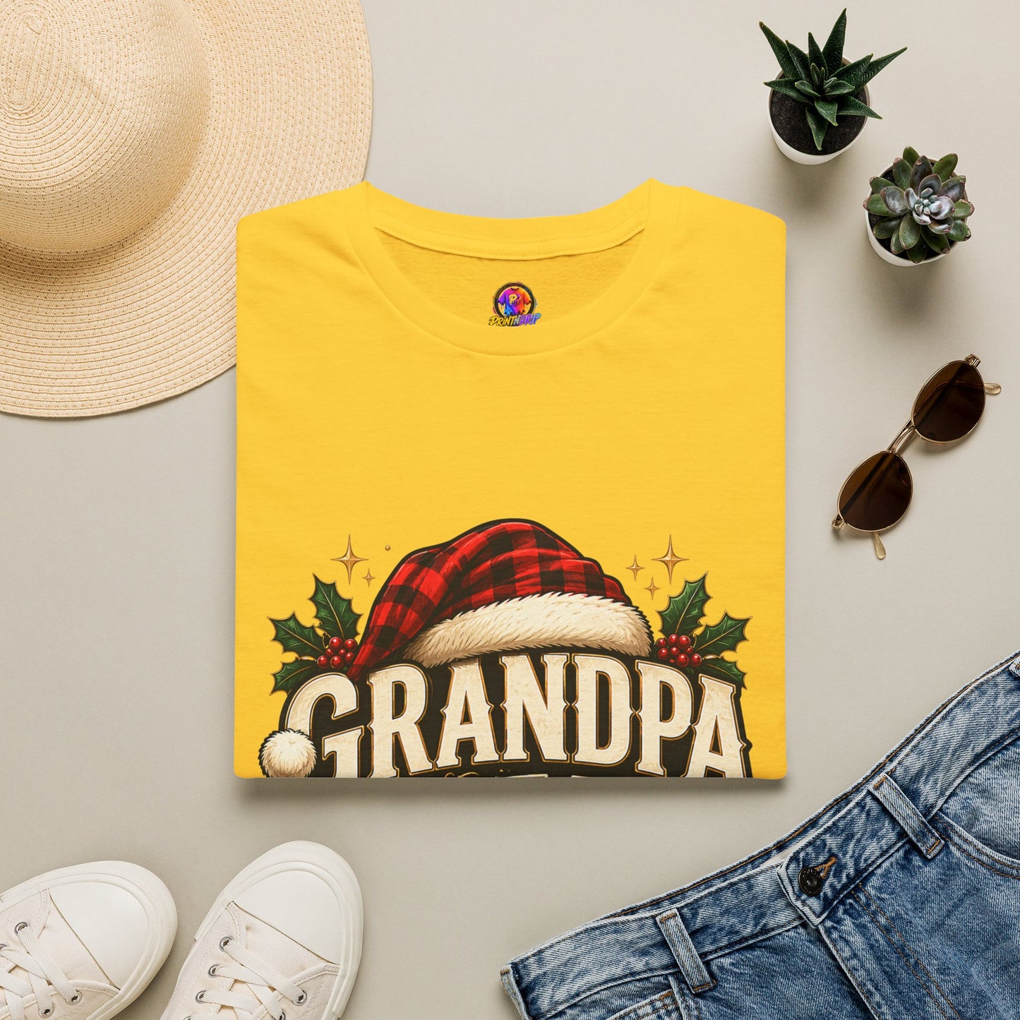 Christmas Grandpa Clause Unisex Softstyle T-Shirt