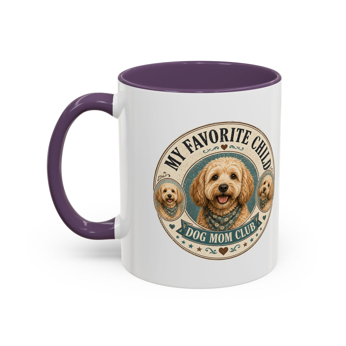 Milo Bailey Dog Dad Mom Dog Mom Coffee Mug — "My Favorite Child" Accent Mug