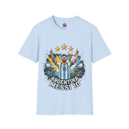 Argentina Messi Soccer T‑Shirt — World Cup Champion Fan Tee