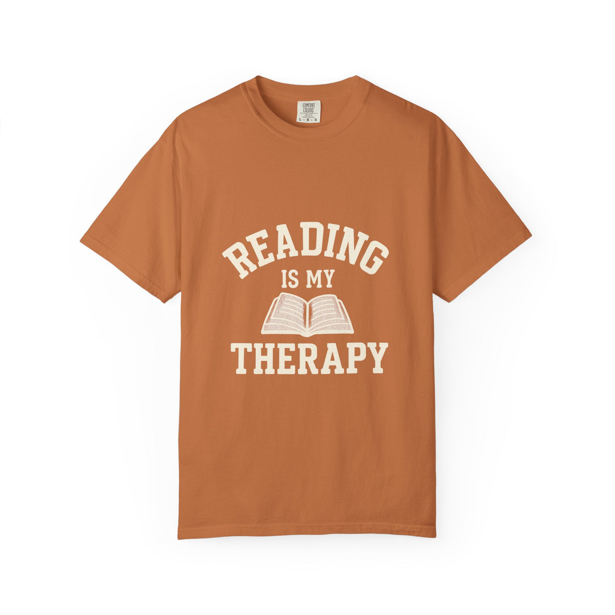 Reading Is My Therapy Book Lover Retro Aesthetic Graphic Tee - Trending Now - October 2026