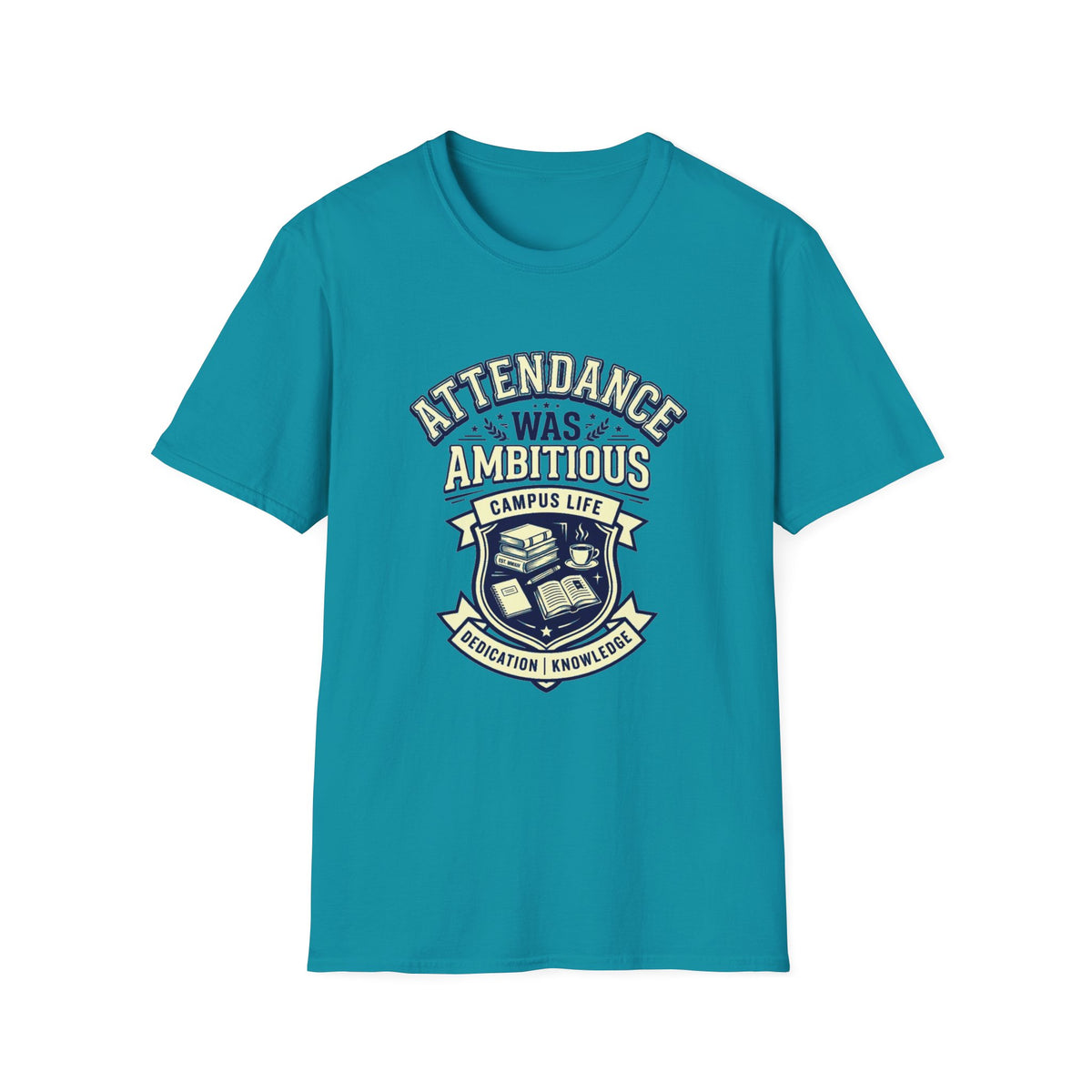 Attendance Ambitious T-Shirt — School Spirit Emblem Tee - Trending Now - August 2026