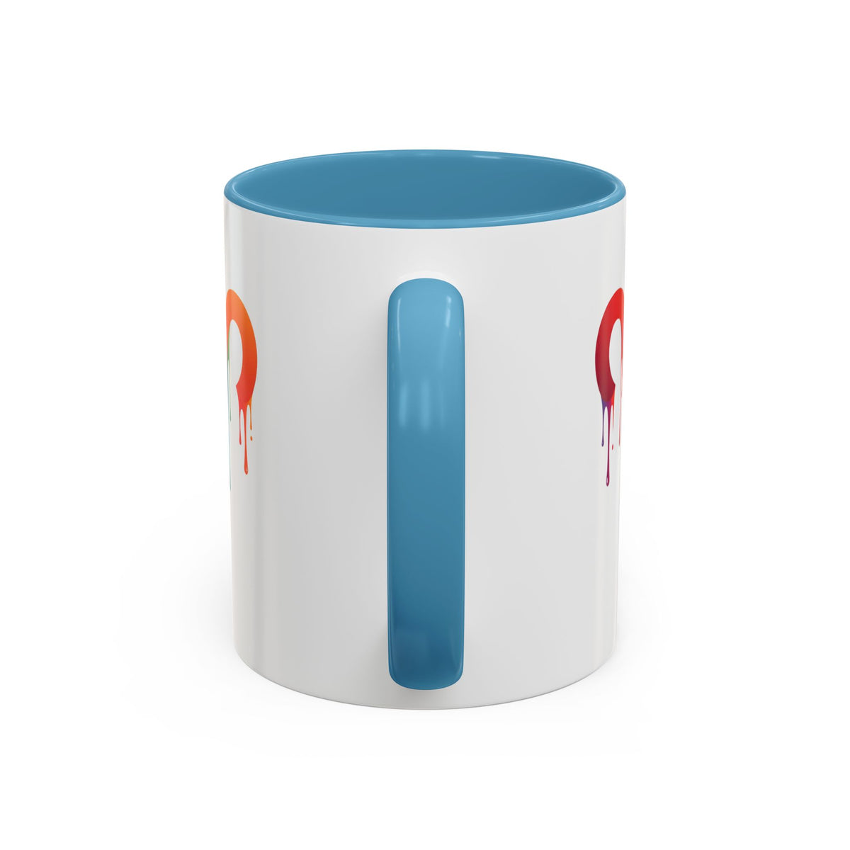 Aries Zodiac Rainbow Drip Aries Coffee Mug — Zodiac Astrology Accent Mug