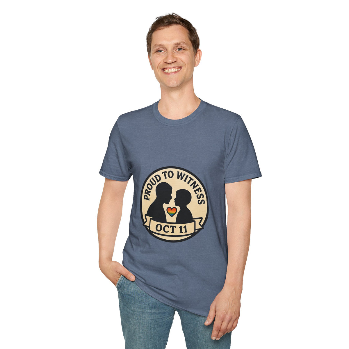 T-Shirt — Proud to Witness Oct 11 Badge Tee - Trending Now - October 2026