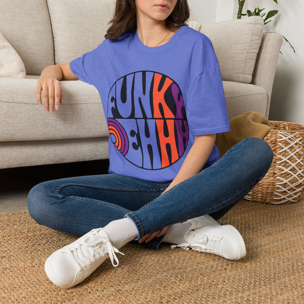 Funk Vibes Graphic T-Shirt — Retro 70s Circle Design - Trending Now - August 2026