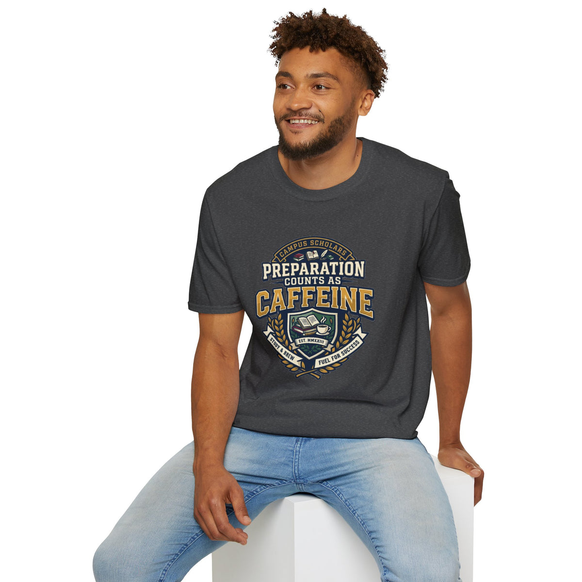 Preparation Counts As Caffeine T-Shirt — Funny Coffee Prep Graphic Tee - Trending Now - August 2026