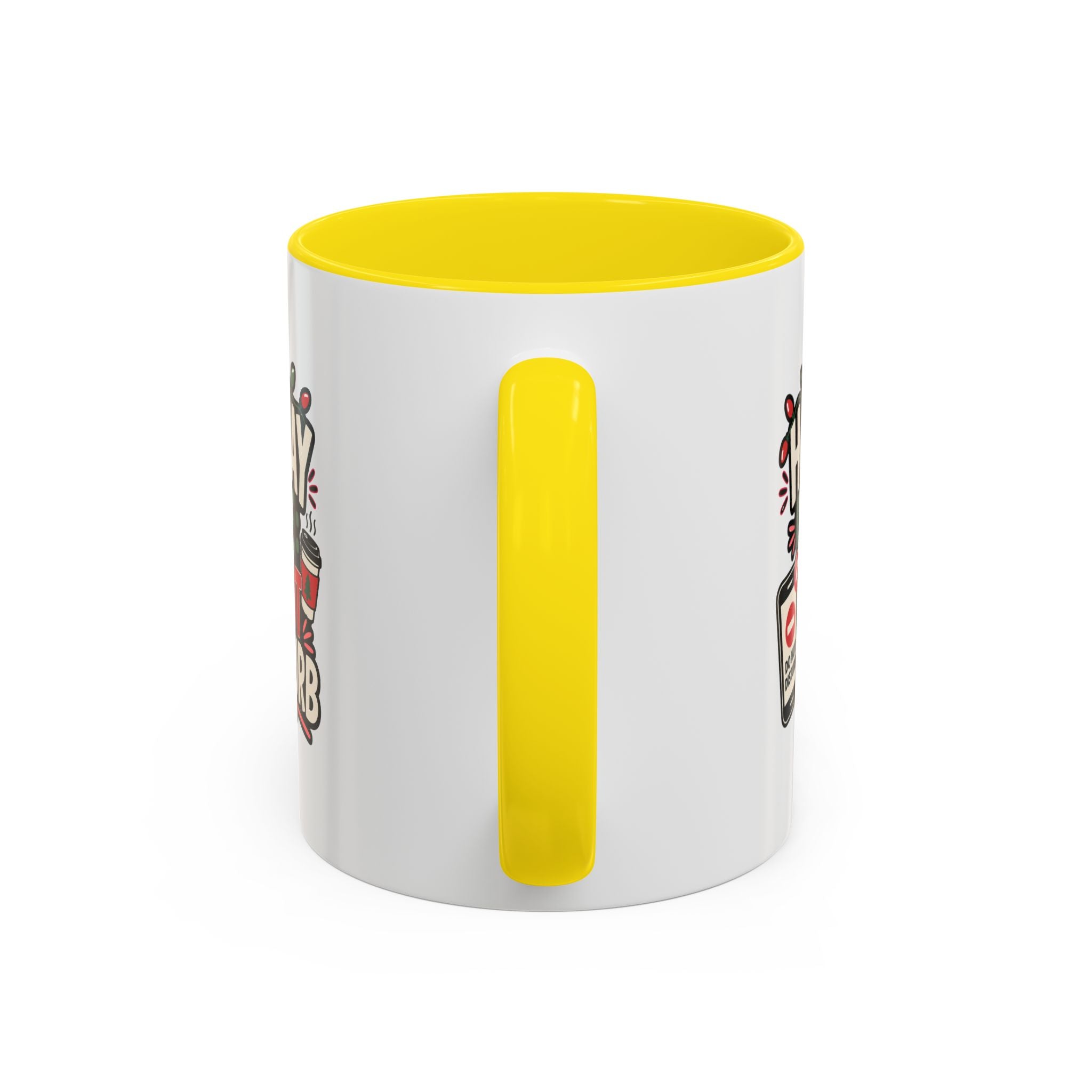 Modern Day Christmas Holiday Mode Coffee Mug — "Do Not Disturb" Accent Christmas Mug