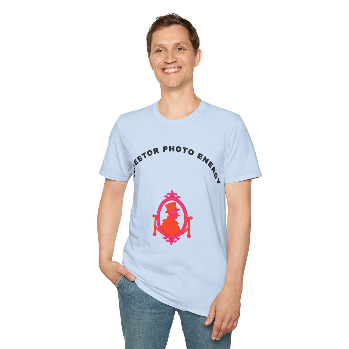 T-Shirt — 'Ancestor Photo Energy' Spiritual Retro Graphic Tee - Trending Now - September 2026