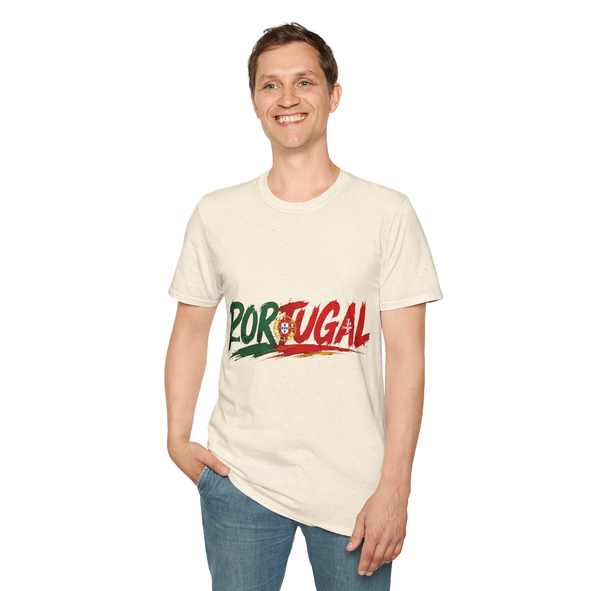 Portugal Flag Script T-Shirt — Portuguese Pride Tee