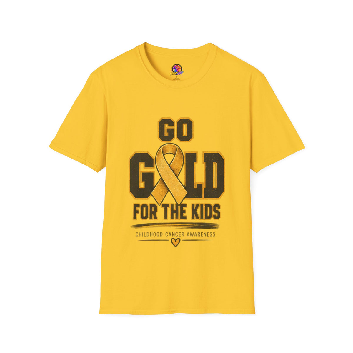 Go Gold For The Kids T-Shirt — Childhood Cancer Awareness Tee