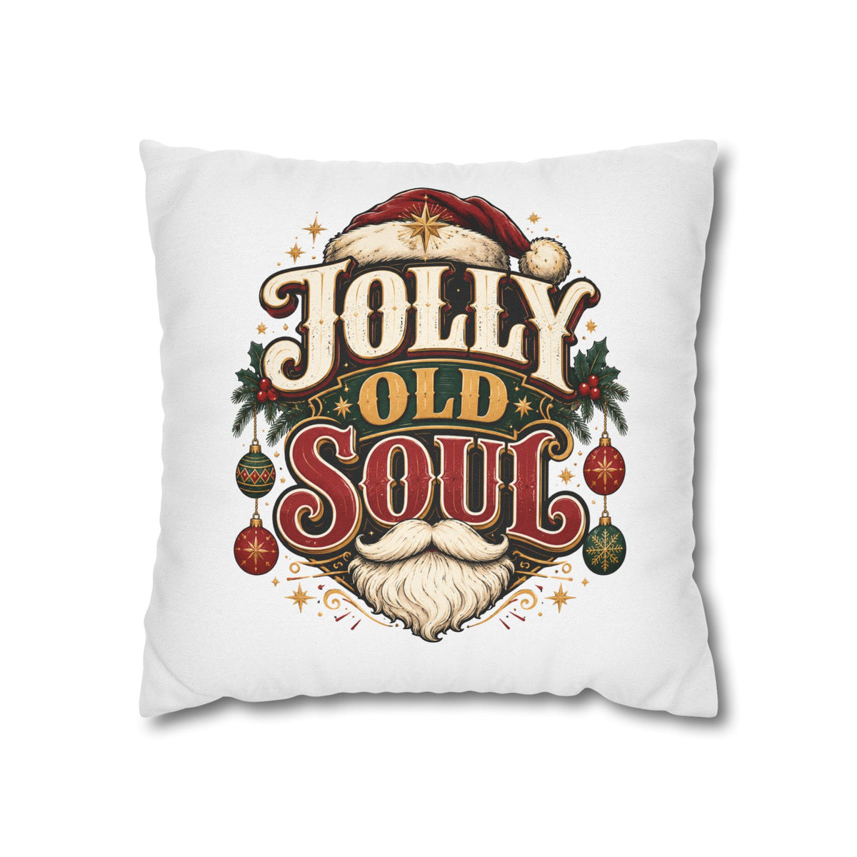 Christmas Jolly Old Soul Christmas Pillowcase