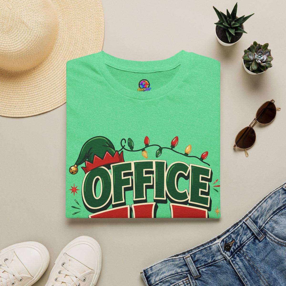 Office Elf T-Shirt — Funny Christmas Work Holiday Tee