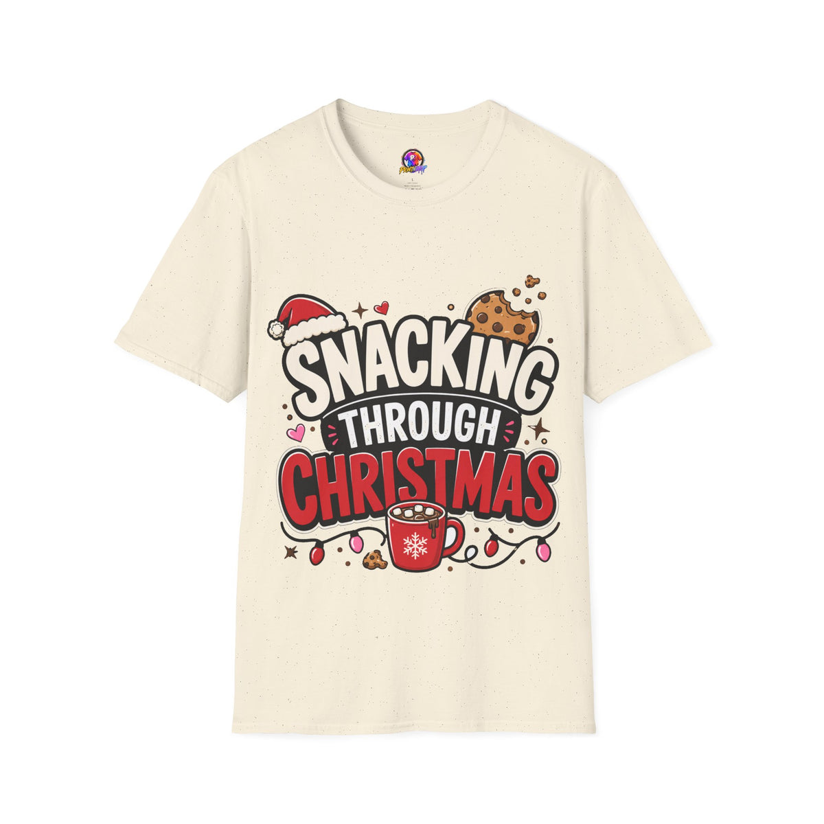 Snacking Through Christmas T-Shirt — Funny Holiday Cookie Tee