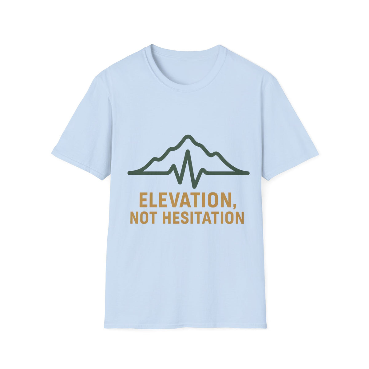 Elevation Not Hesitation Mountain T-Shirt — Adventure Outdoors Tee - Trending Now - September 2026