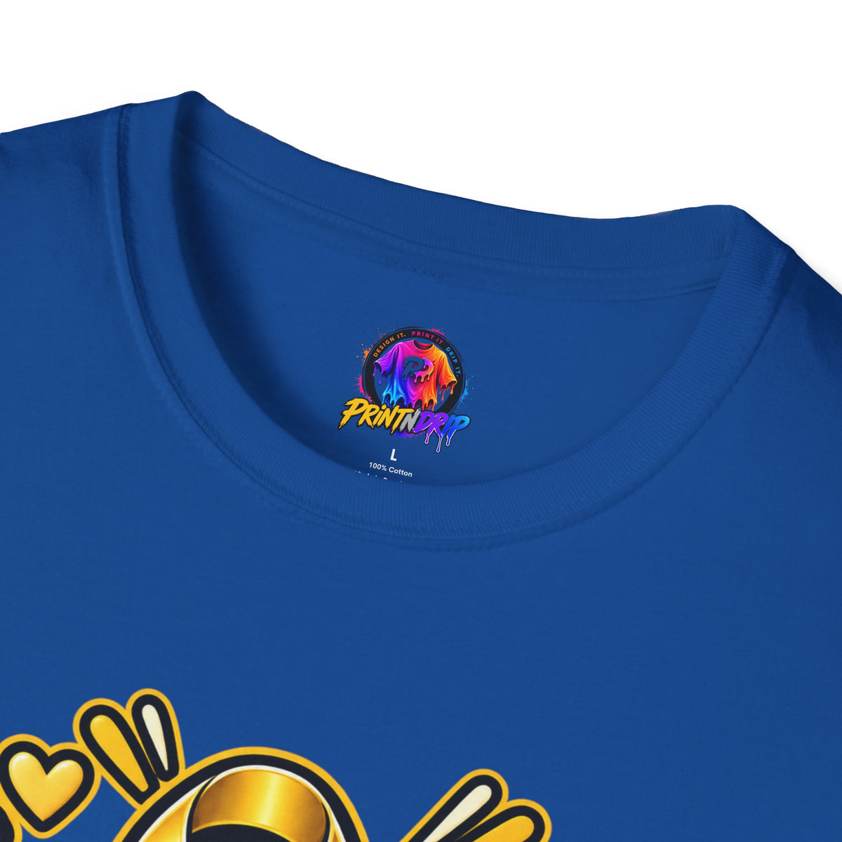 Childhood Cancer Awareness T-Shirt — "Love for the Little Warriors" Yellow Ribbon