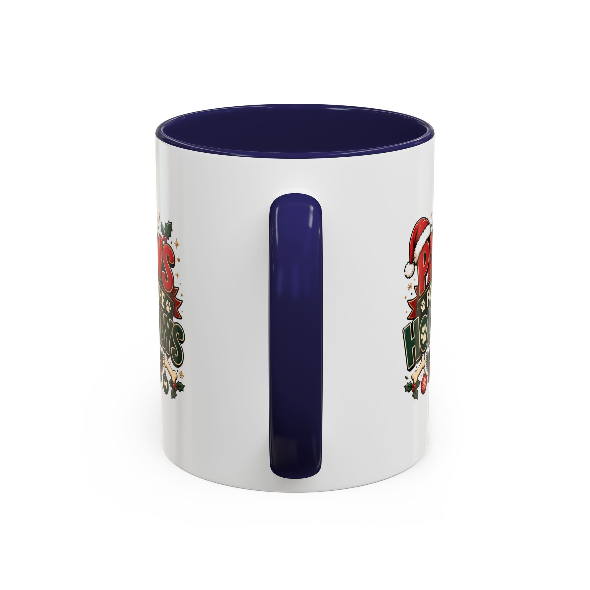 Paws for the Holidays Coffee Mug - Festive Pet Lover Accent Mug