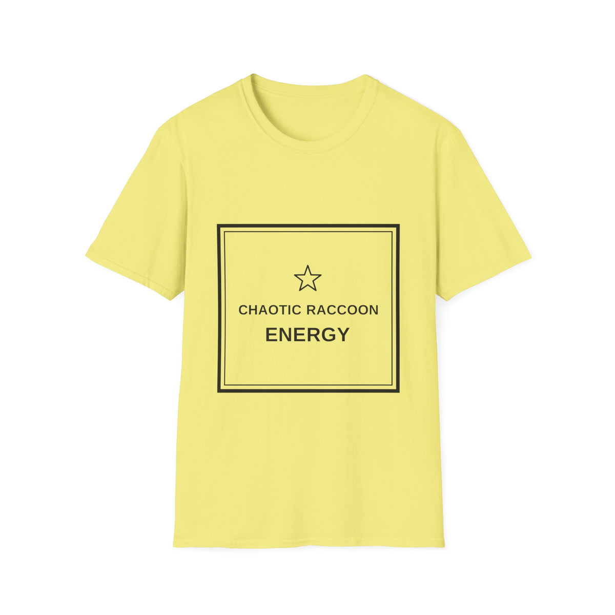 T-Shirt — Chaotic Raccoon Energy Graphic Tee - Trending Now - August 2026