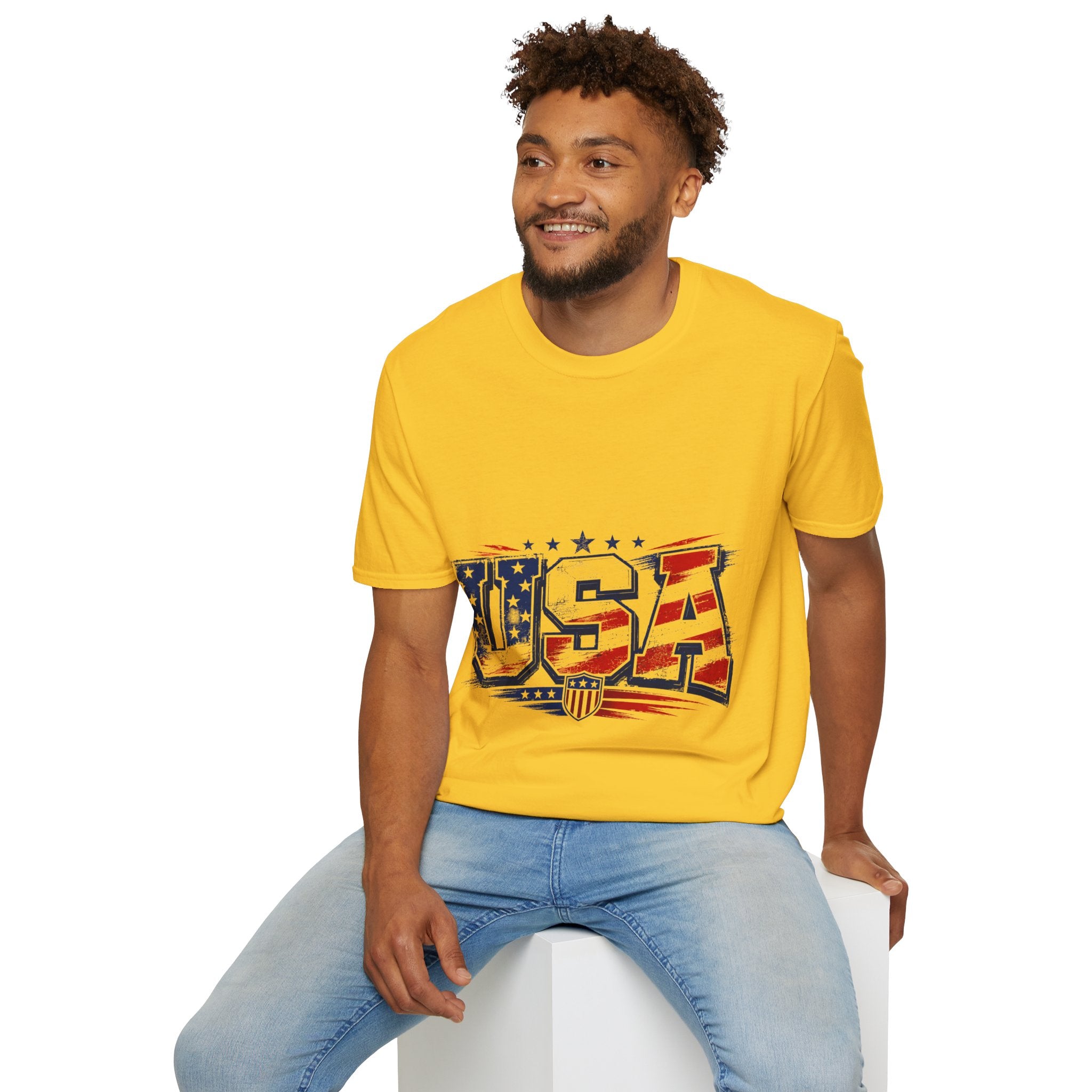 USA Flag Graphic T-Shirt — Patriotic American Pride Tee