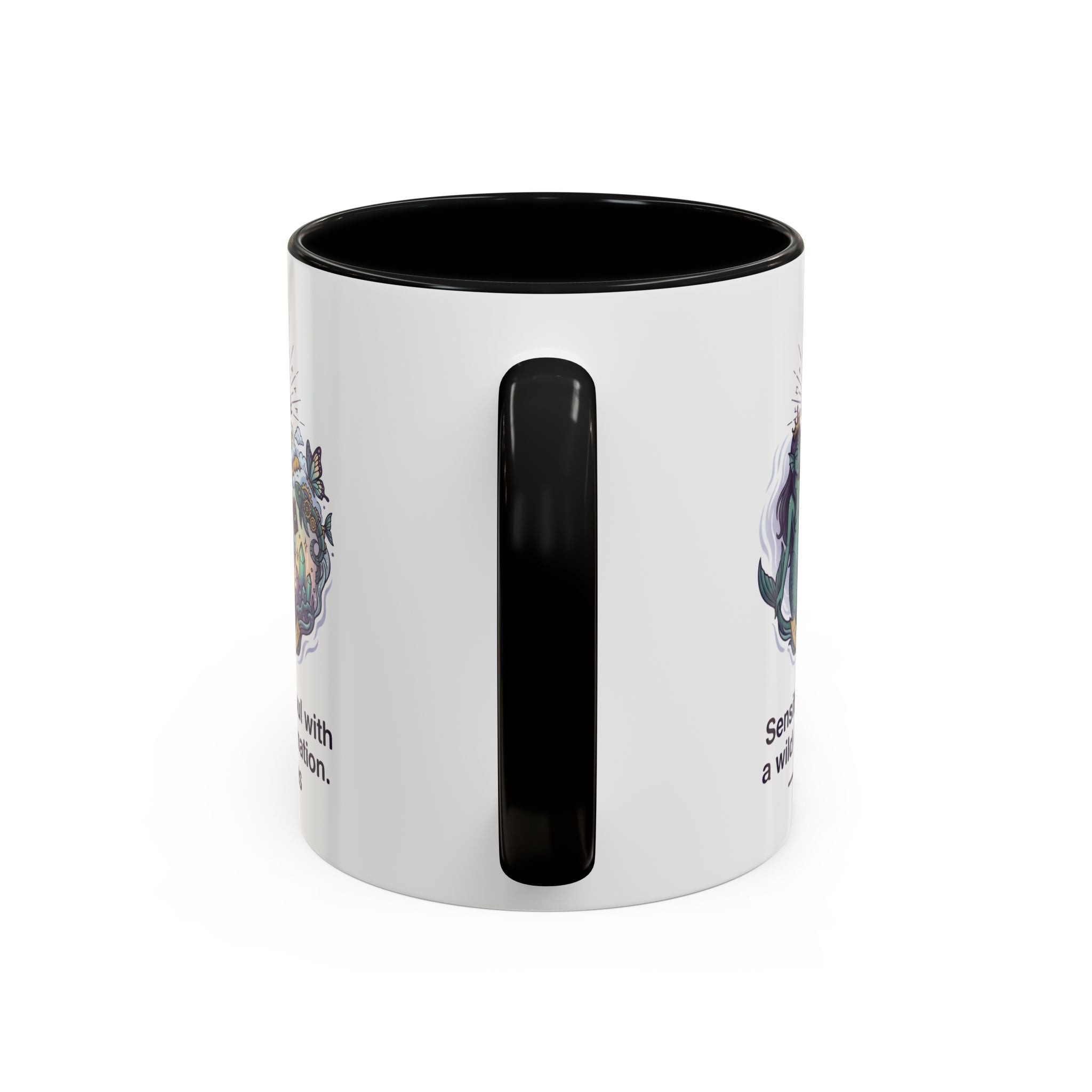 Pisces Coffee Mug — "Sensitive soul with a wild imagination" Astrological Zodiac Accent Mug