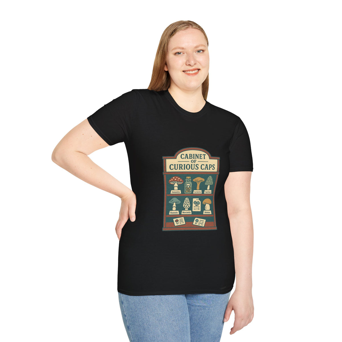 T-Shirt — Cabinet of Curious Caps Vintage Apothecary Graphic Tee - Trending Now - October 2026