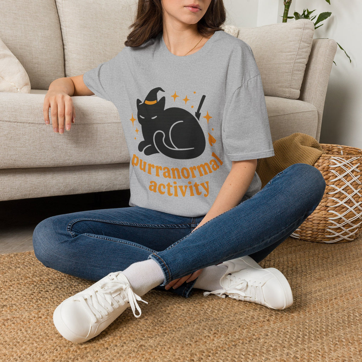 Paranormal Activity Circle T-Shirt — Cute Retro Ghost & Stars Tee - Trending Now - August 2026