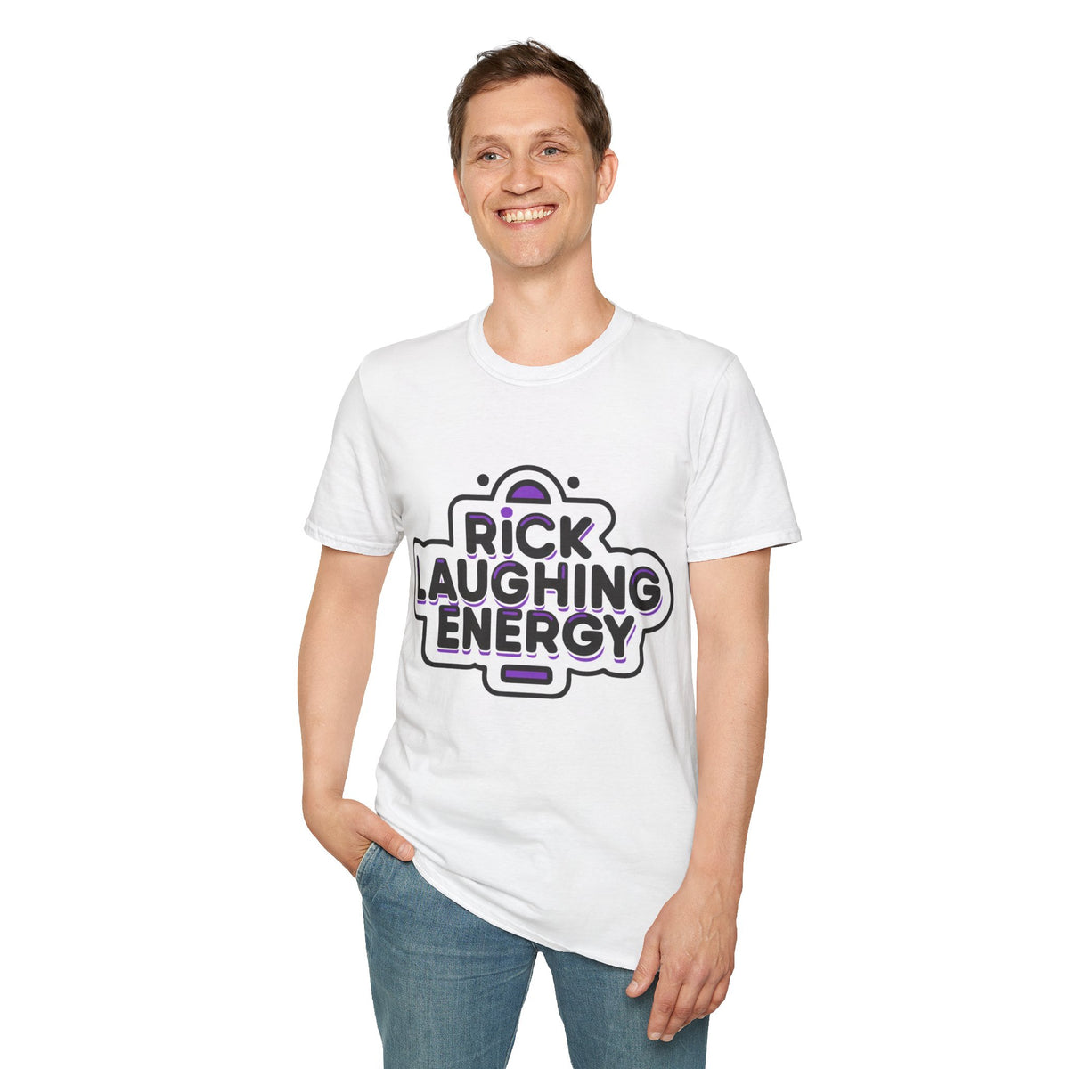 T-Shirt — "Rick Laughing Energy" Retro Graphic Tee - Trending Now - August 2026