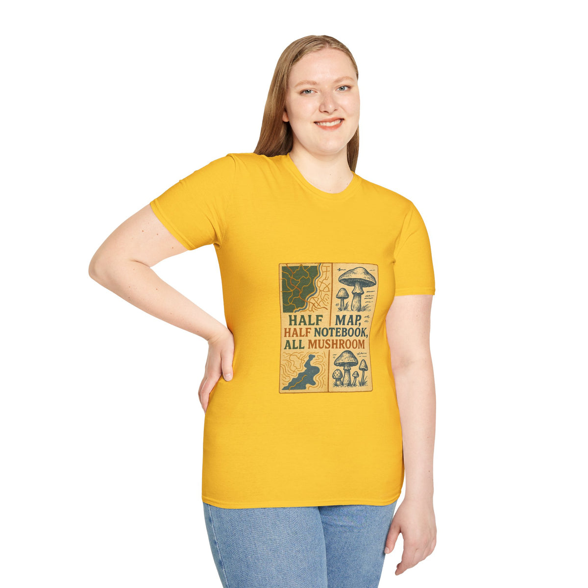 Mushroom Field Guide T-Shirt – Vintage “Half Map, Half Notebook, All Mushroom” Design - Trending Now - October 2026