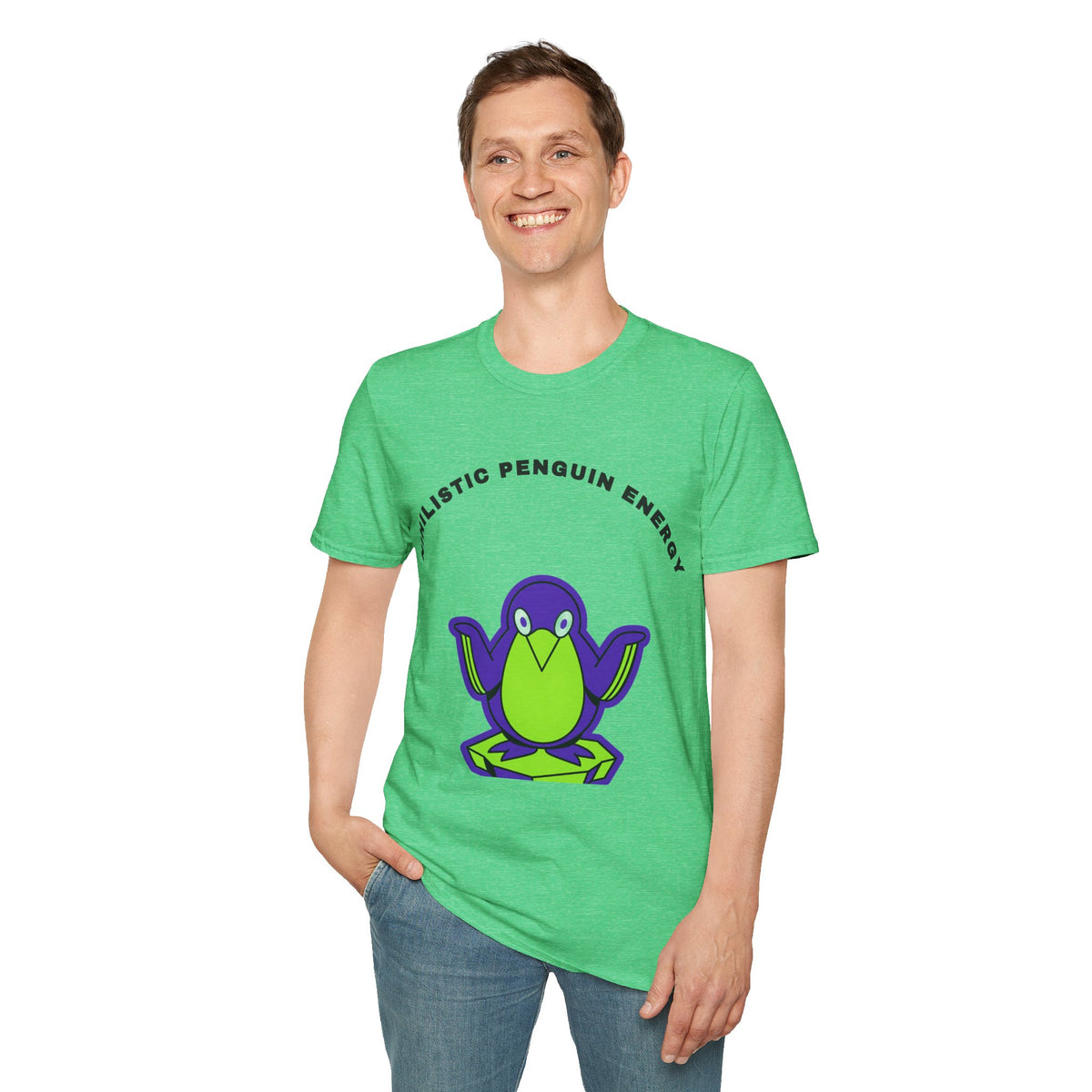 Penguin Energy T-Shirt — "Nihilistic Penguin Energy" Cute Cartoon Tee - Trending Now - September 2026