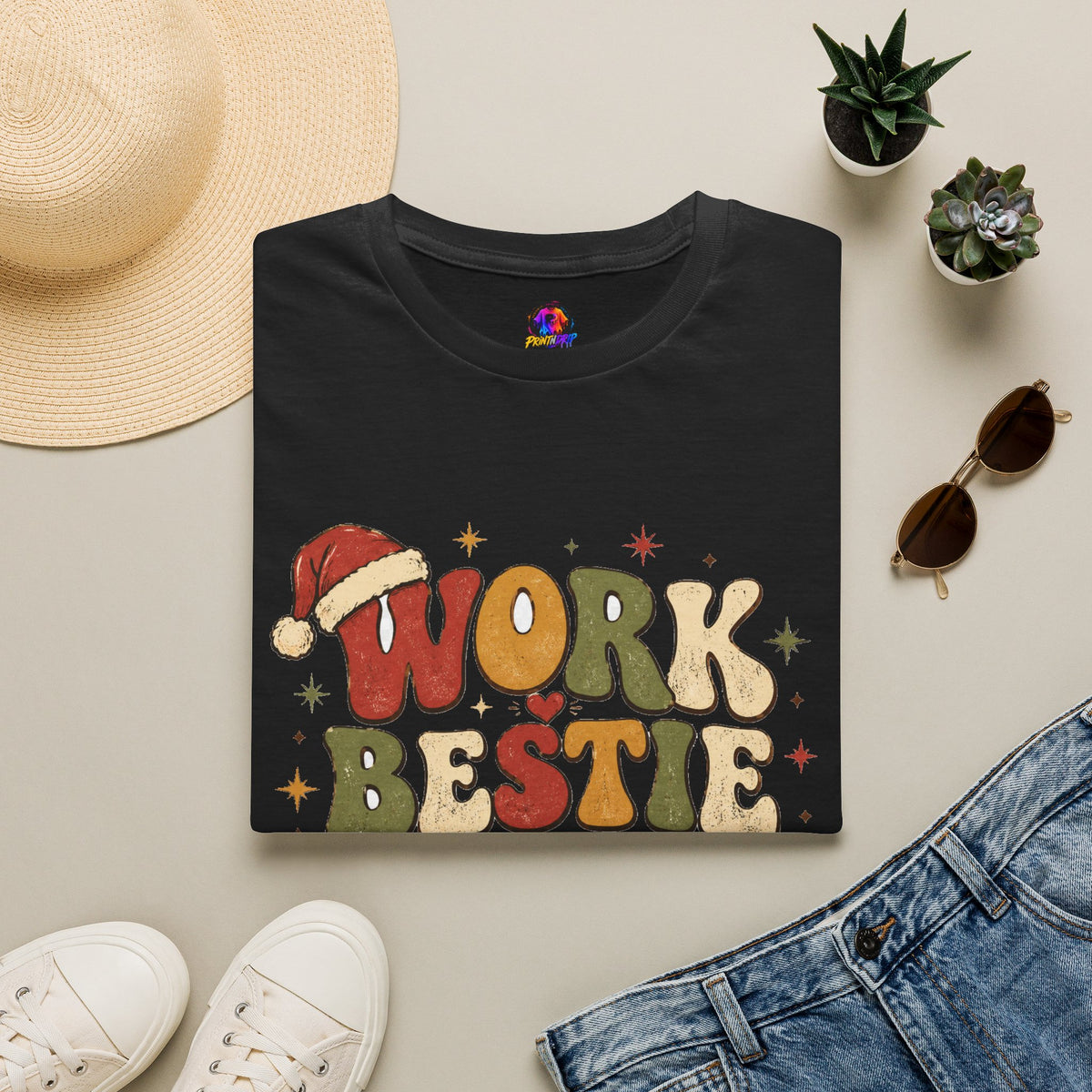 Work Bestie Holiday Club T-Shirt