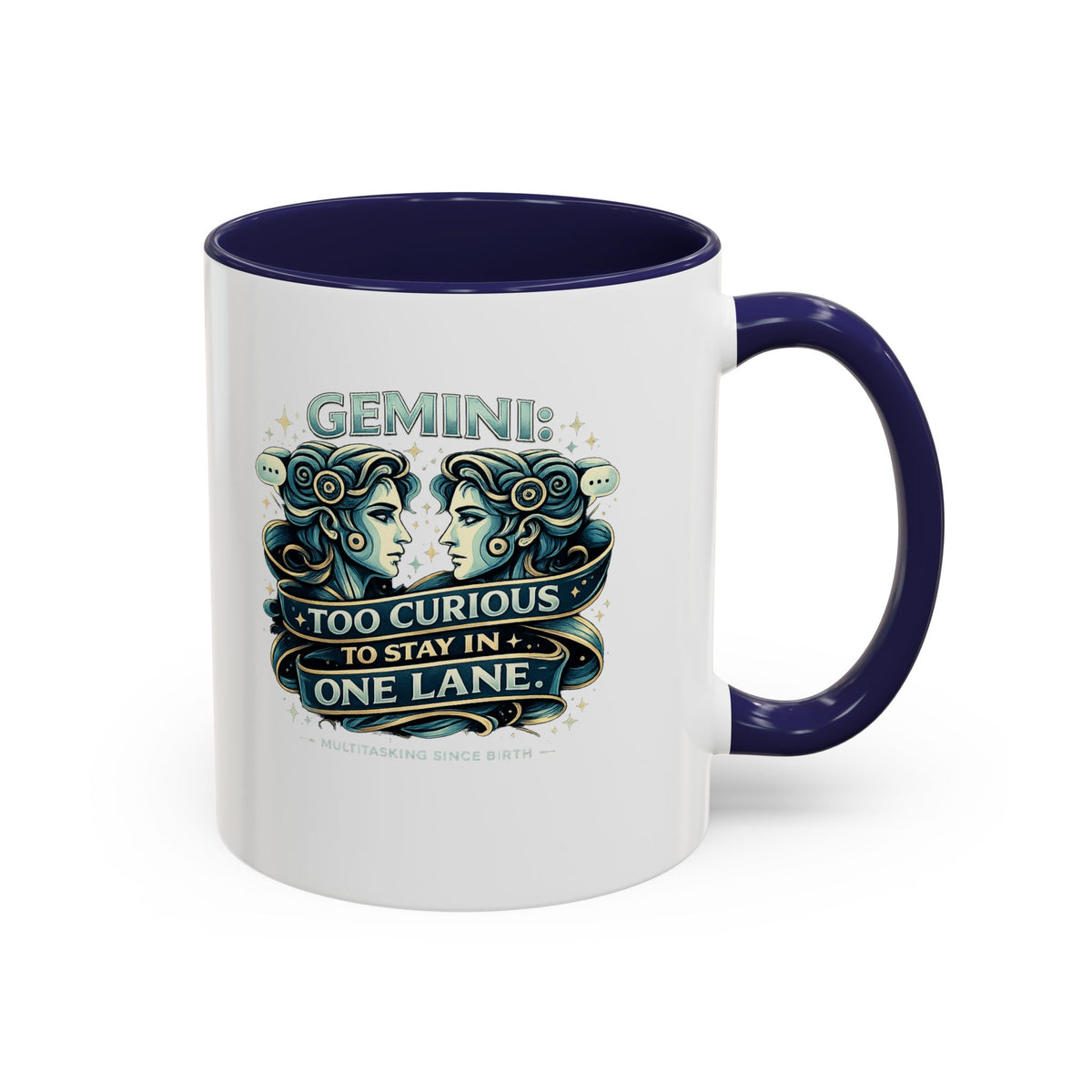 Zodiac Gemini Accent Coffee Mug