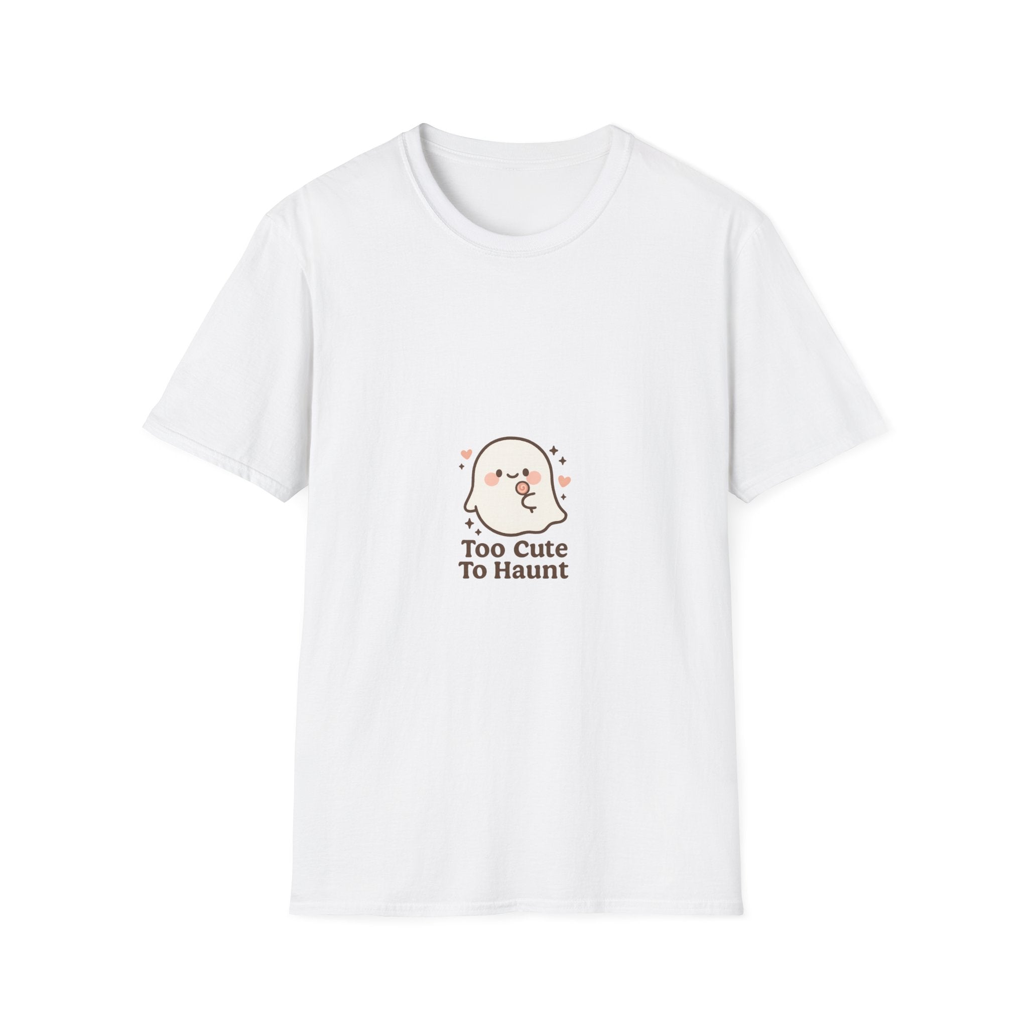 Too Cute To Haunt Ghost T-Shirt — Cute Halloween Tee for Kids & Adults - Trending Now - October 2026