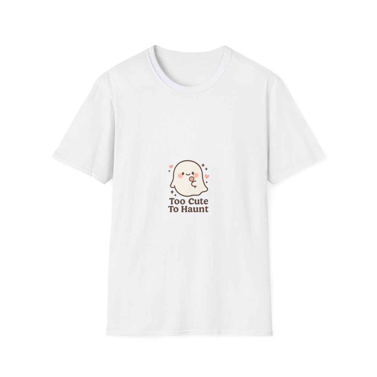 Too Cute To Haunt Ghost T-Shirt — Cute Halloween Tee for Kids & Adults - Trending Now - October 2026