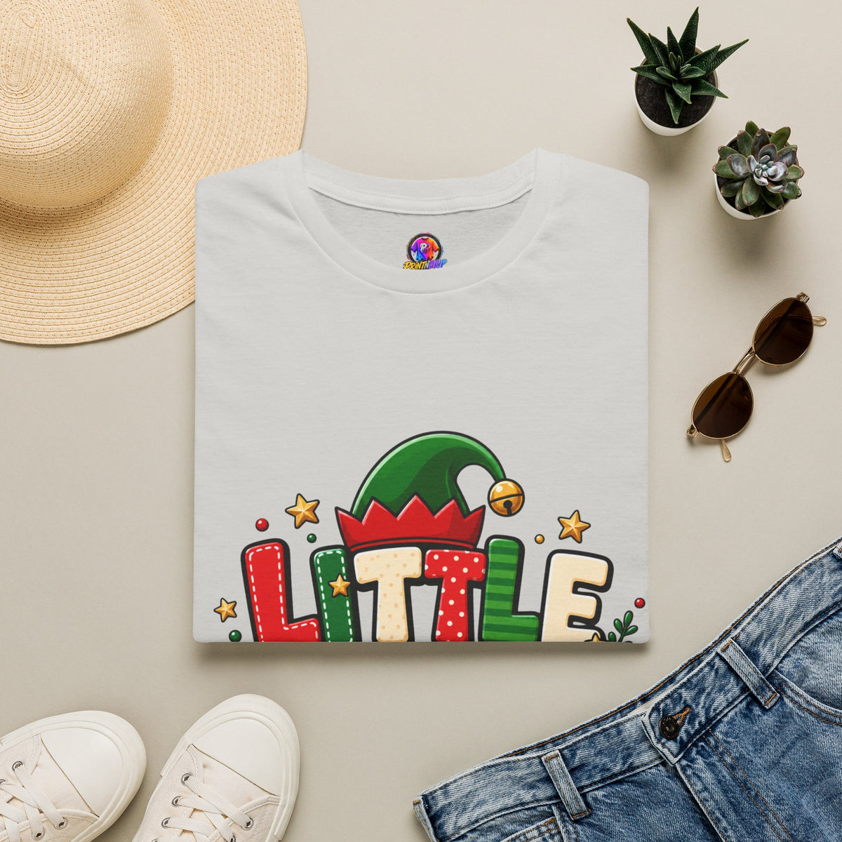 Little Elf Christmas T-Shirt — Cute Holiday Kids/Family Elf Tee