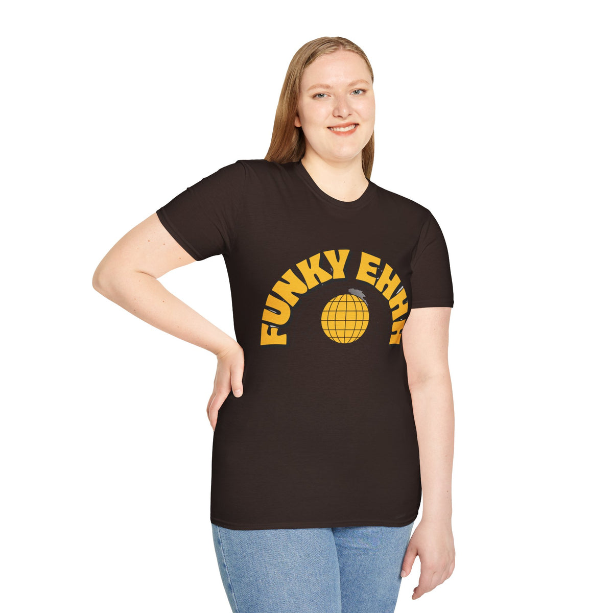 Funky Ehhh T-Shirt — Retro Yellow Disco Graphic Tee - Trending Now - August 2026