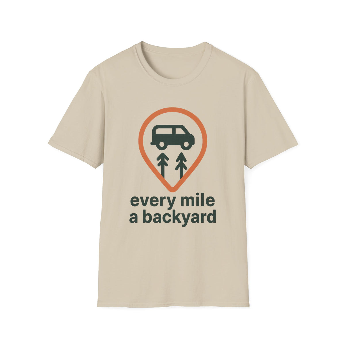 Minimalist Campervan T‑Shirt — Tiny Van Badge Graphic - Trending Now - August 2026
