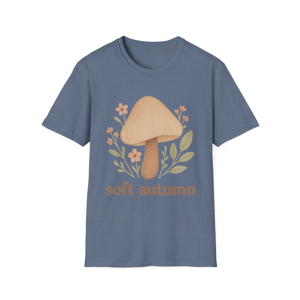 Mushroom Graphic T-Shirt — 'soft autumn' Cozy Nature Tee - Trending Now - September 2026