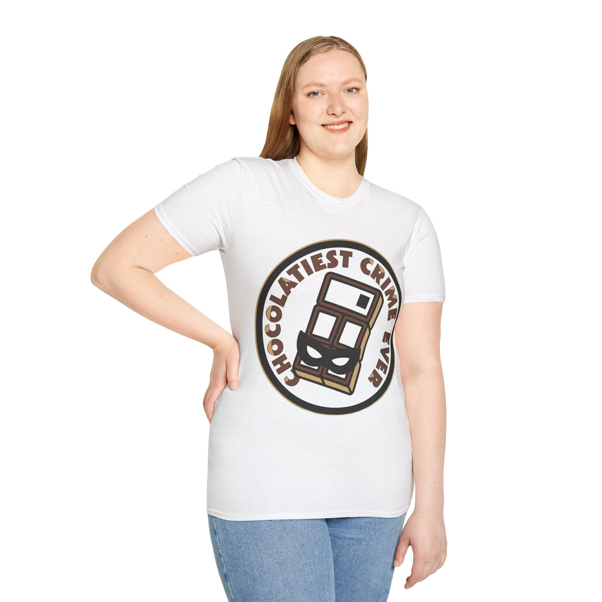 Chocolatiest Crime Ever T-Shirt — Funny Chocolate Bar Heist Graphic Tee - Trending Now - August 2026