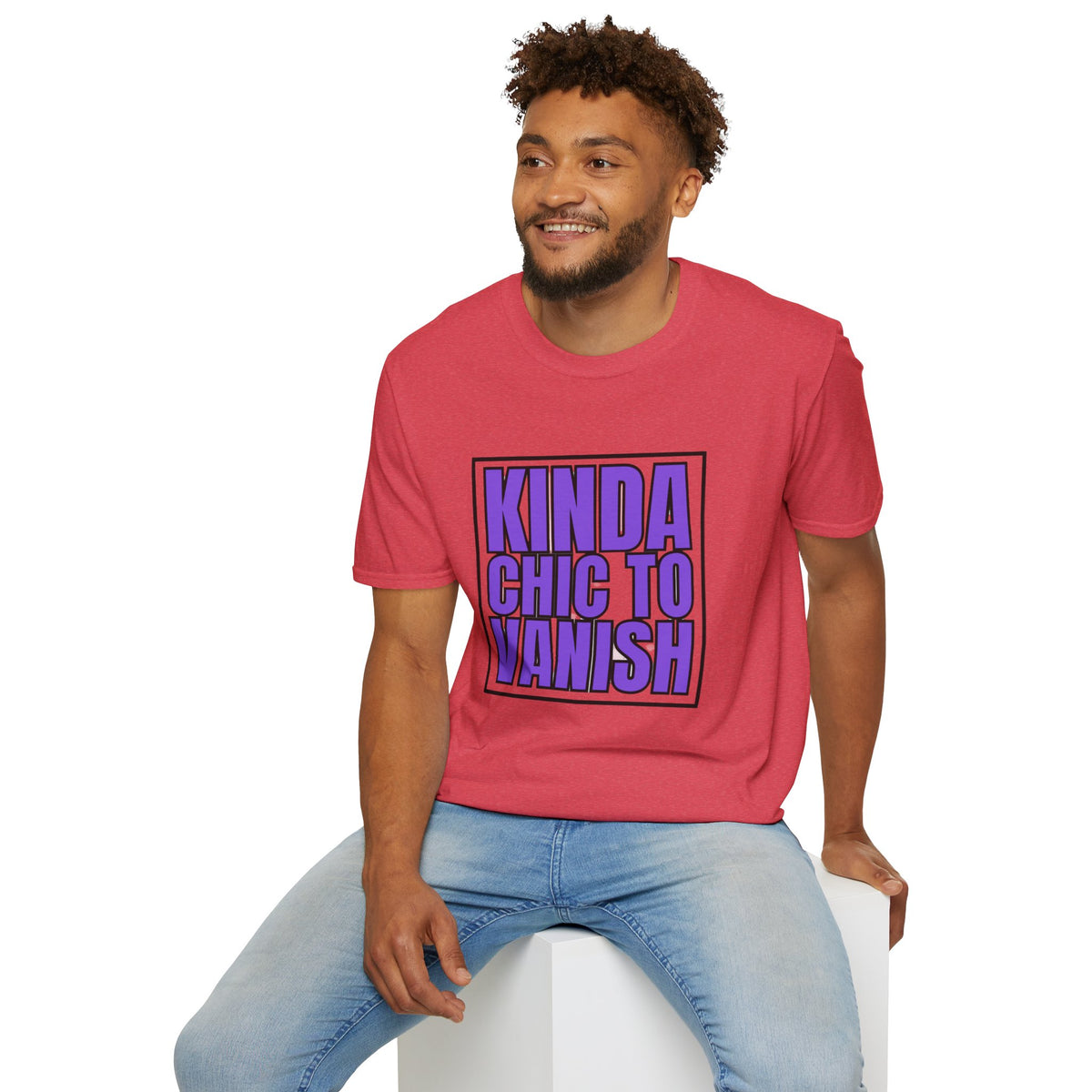 Kinda Chic to Vanish T-Shirt — Bold Purple Graphic Tee - Trending Now - August 2026