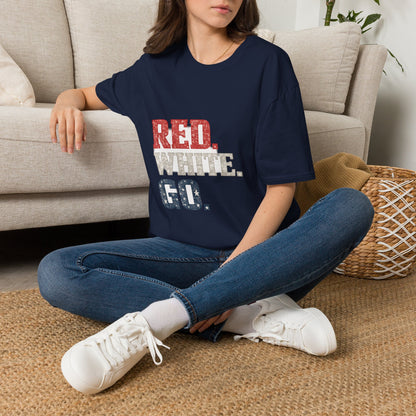 USA Patriotic 'Red. White. Go.' T-Shirt — 4th of July Independence Day Tee