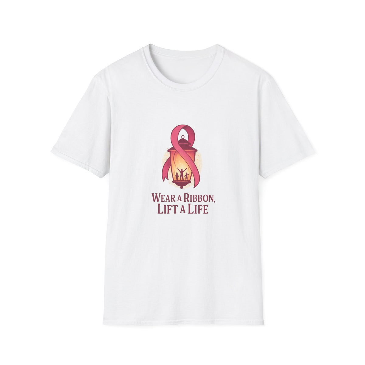 Wear a Ribbon Lift a Life T-Shirt — Awareness Ribbon Support Tee - Trending Now - October 2026