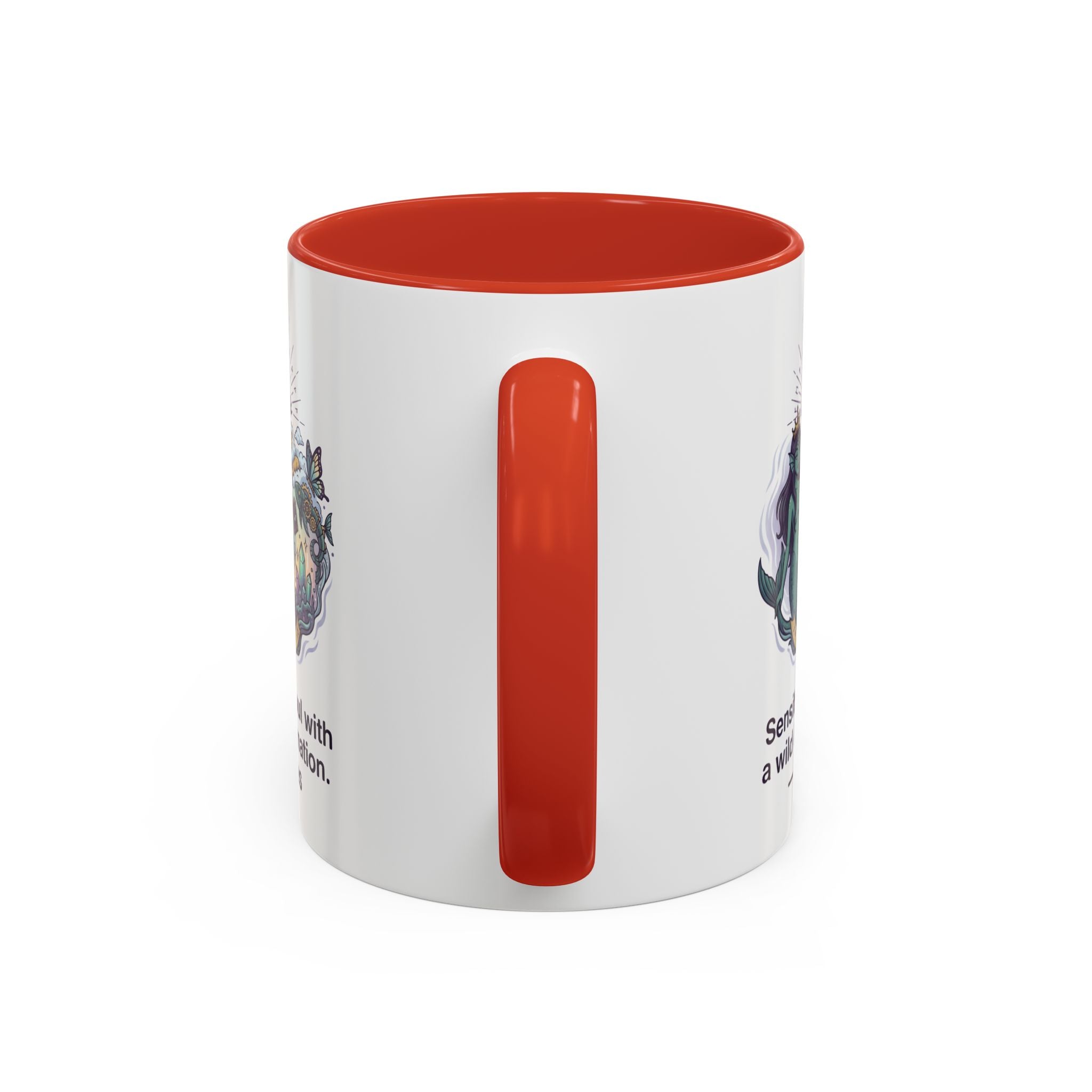 Pisces Coffee Mug — "Sensitive soul with a wild imagination" Astrological Zodiac Accent Mug